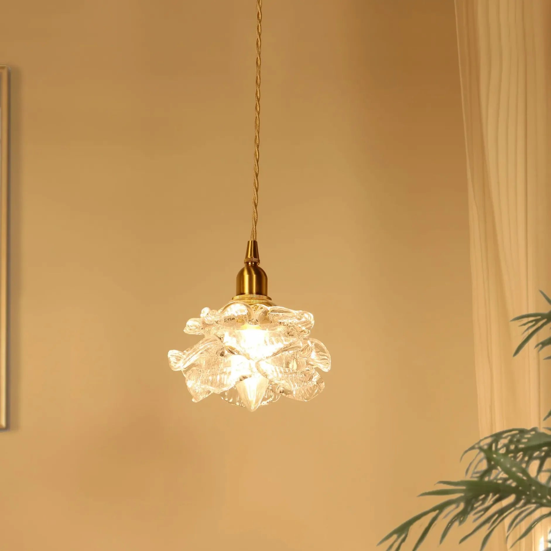 Glas Pendelleuchte Modern Leichtluxuriös und Minimalistisch Design - Clowas.de