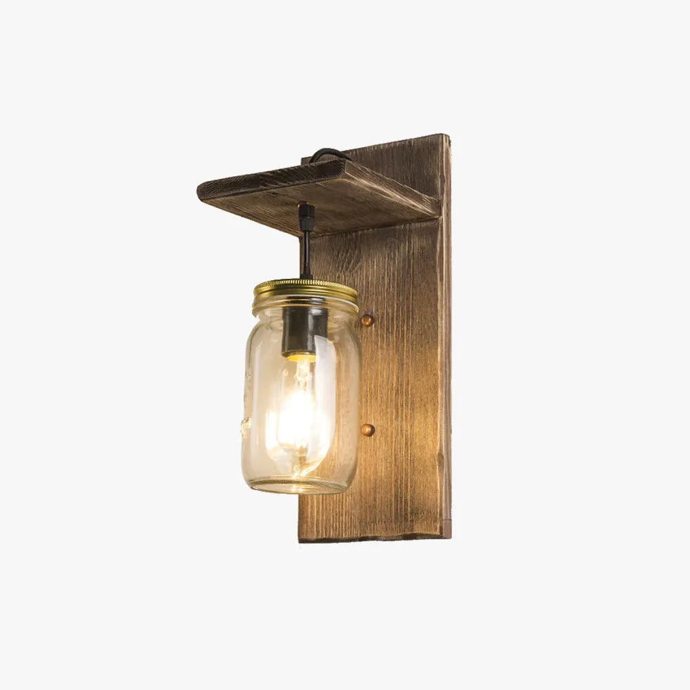 Glas Wandleuchten für einen rustikalen Holzstil - Clowas.de