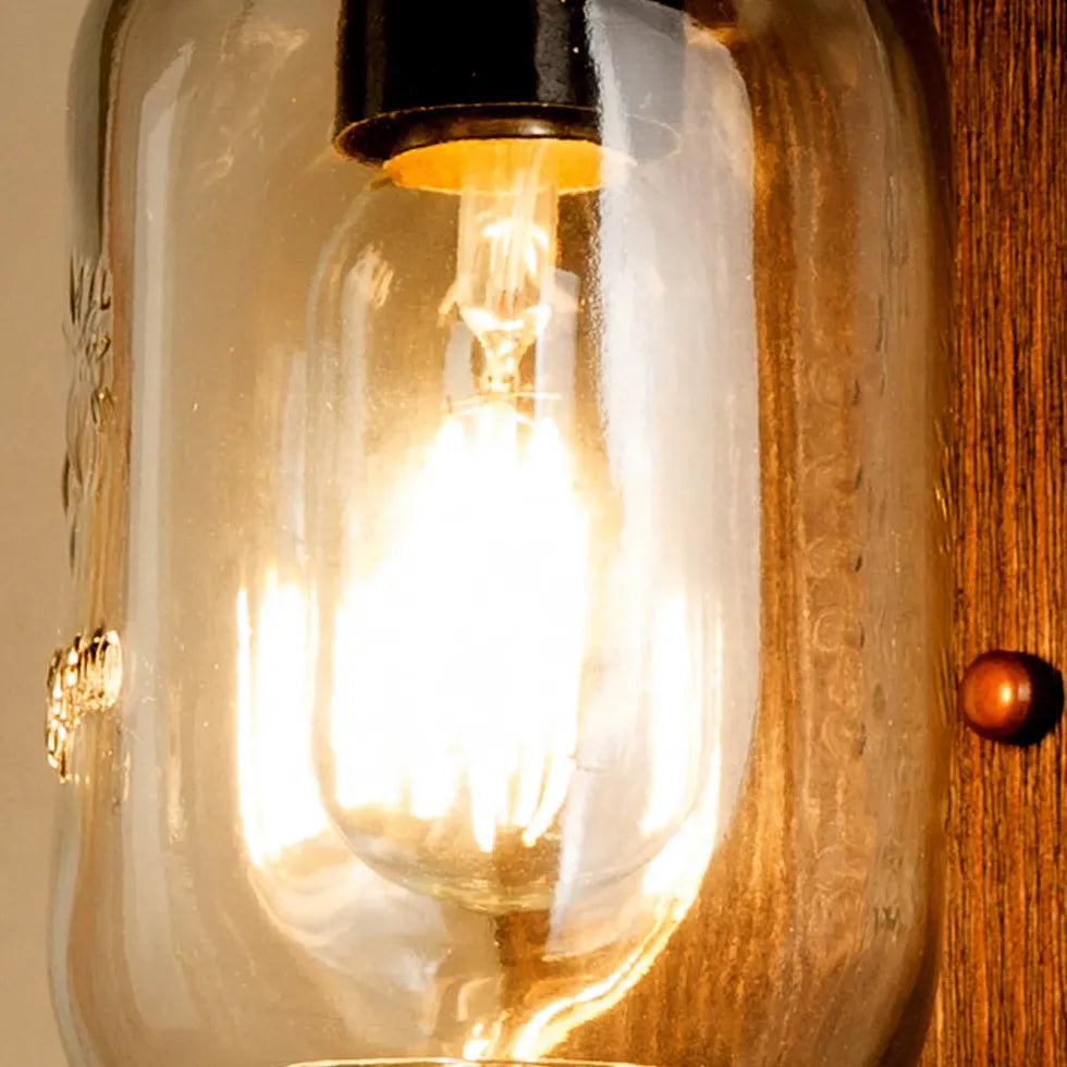 Glas Wandleuchten für einen rustikalen Holzstil - Clowas.de