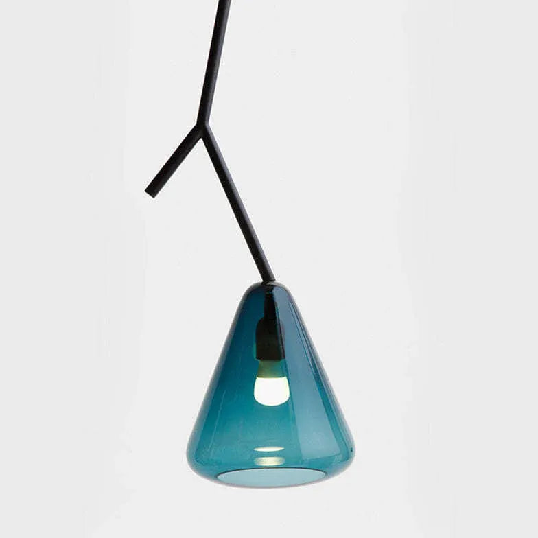 Branch-shaped Glass Modern Unique Pendant Light