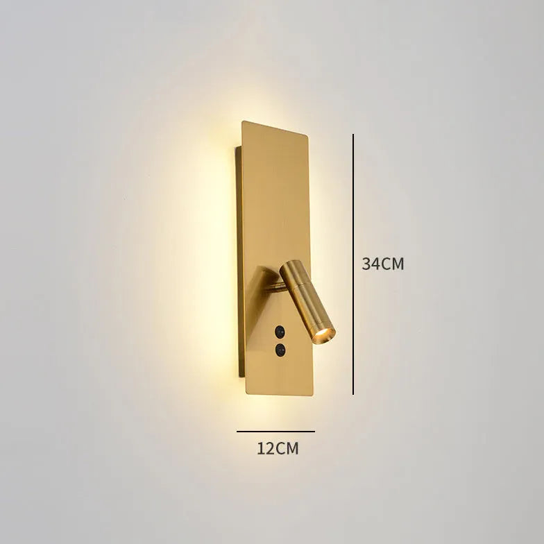 Gold Wandleuchte für modernes minimalistisches Design - Clowas.de