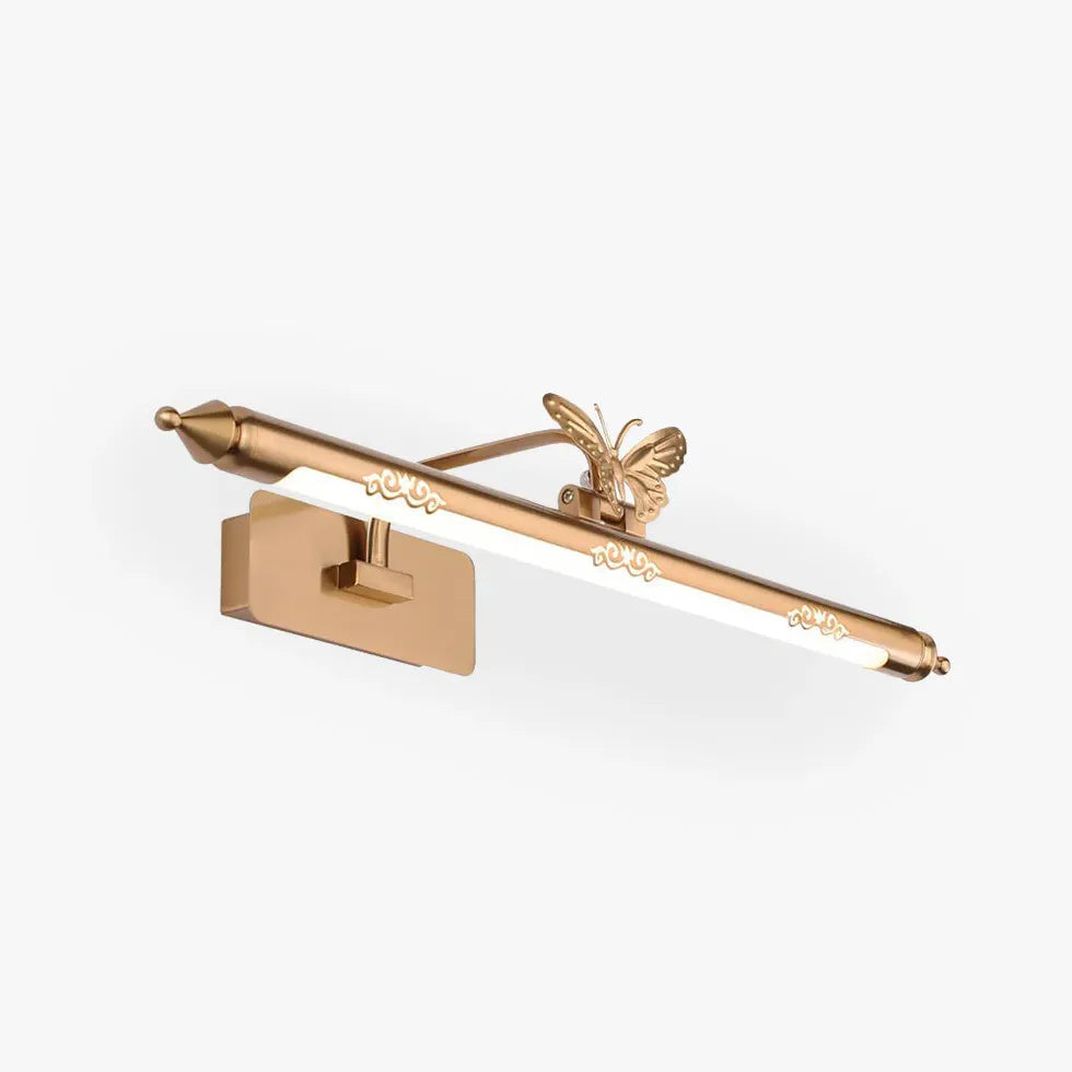 Kristall Wandleuchte Gold im nordischen Vintage Stil - Clowas.de