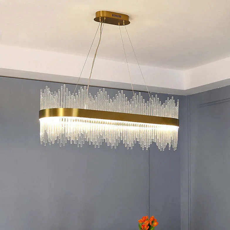 Große Hängelampe Wohnzimmer LED Modernes Design - Clowas.de