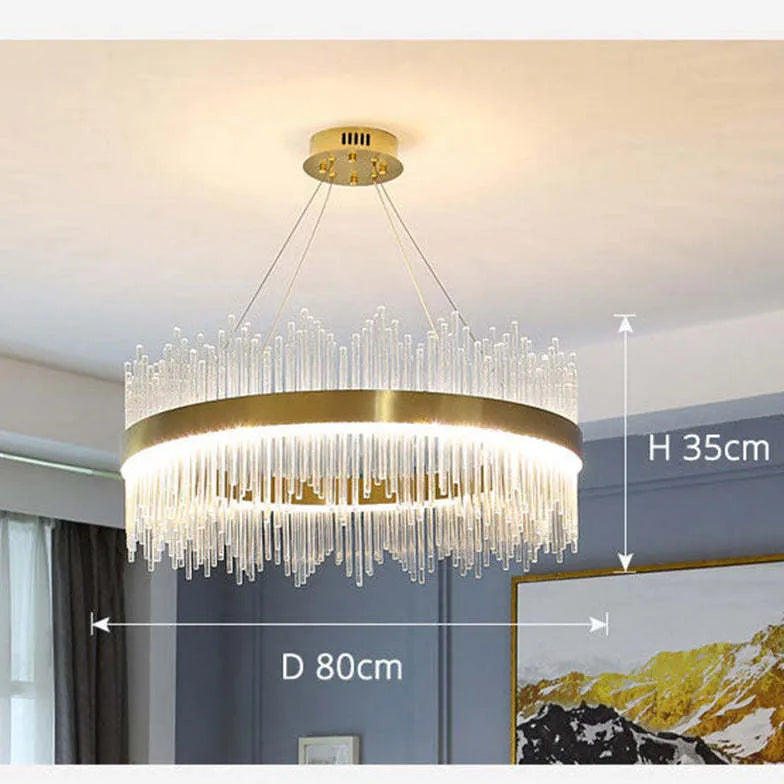 Große Hängelampe Wohnzimmer LED Modernes Design - Clowas.de