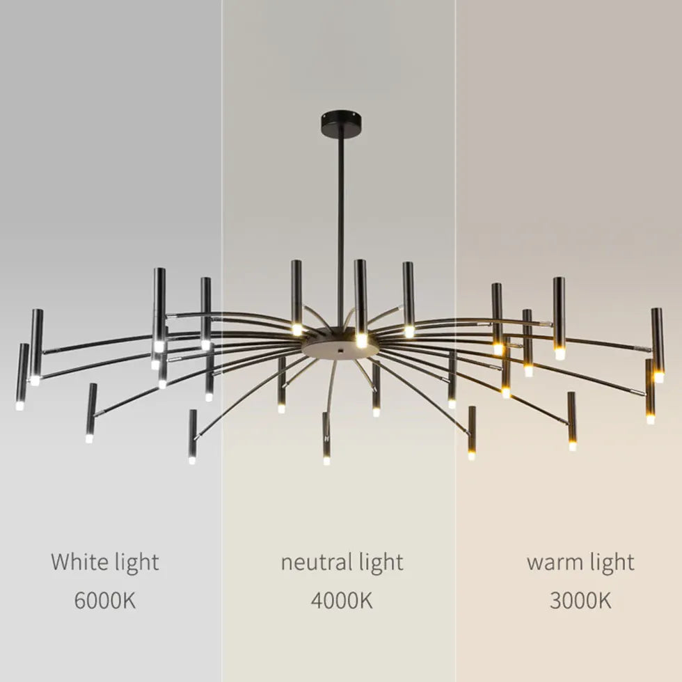 Pendelleuchte schwarz wohnzimmer nordischer einfacher Stil - Clowas.de