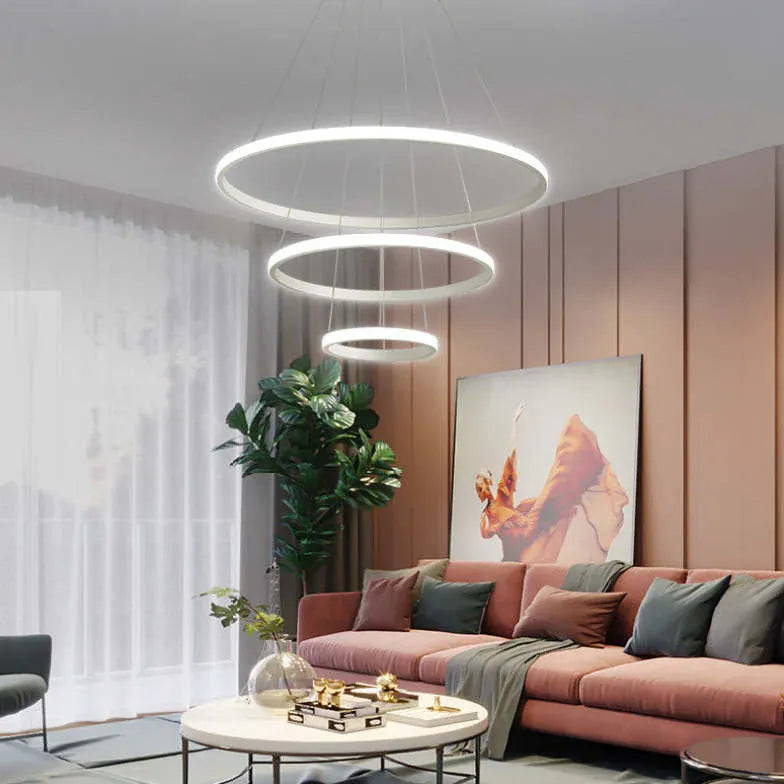 große runde hängelampe nordisch modern schlicht elegance - Clowas.de