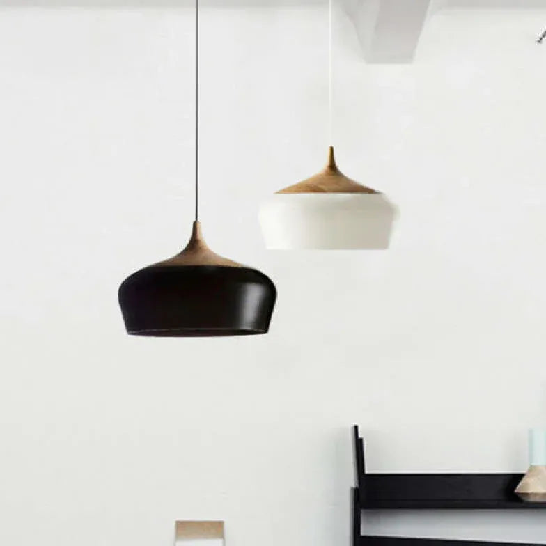 Günstige Pendelleuchte Nordisch Modern Holz Design - Clowas.de