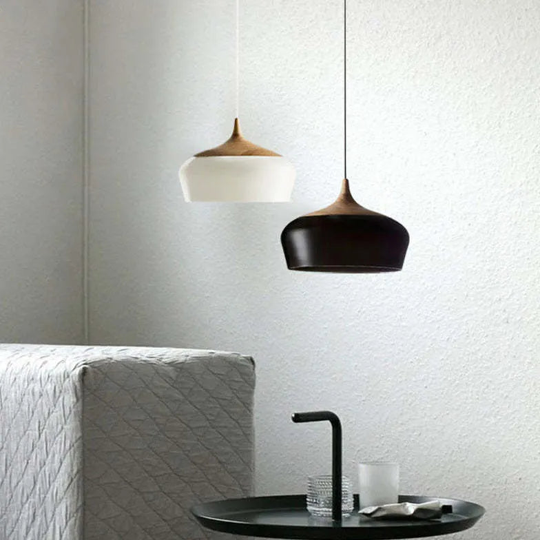 Günstige Pendelleuchte Nordisch Modern Holz Design - Clowas.de