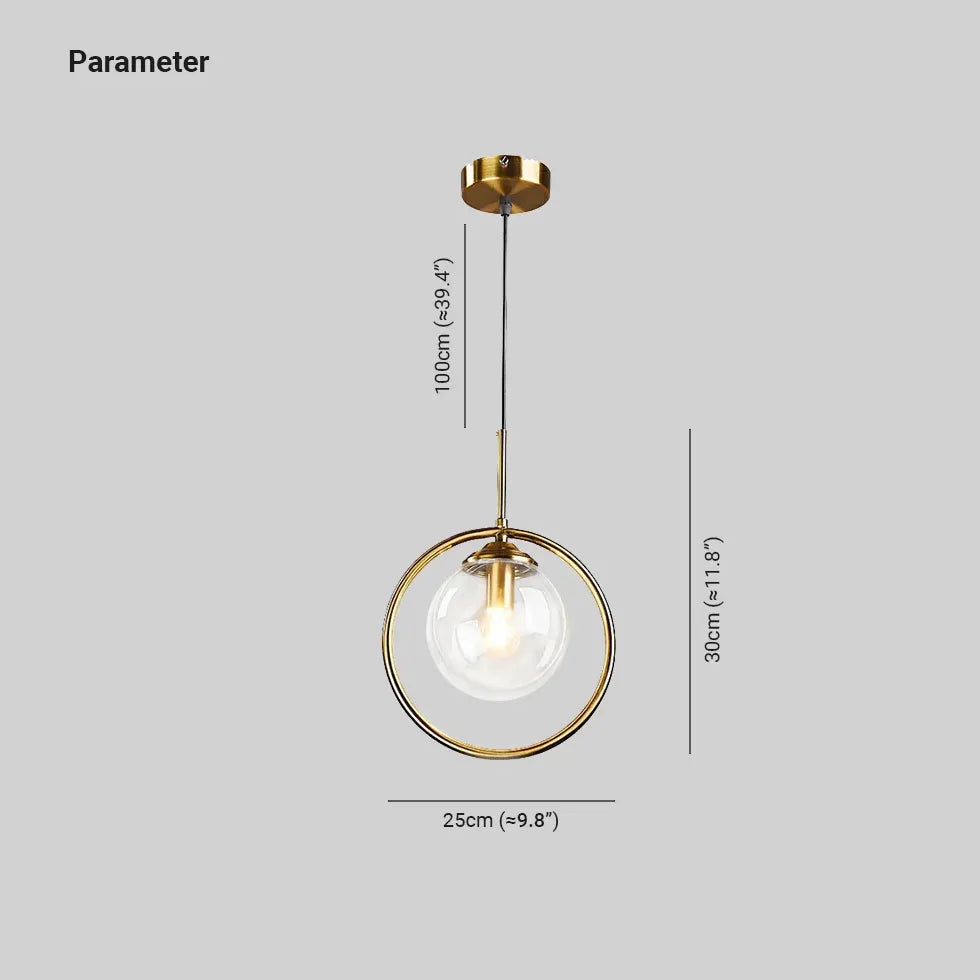 Pendelleuchte Glas 1 flammig Moderne nordische Eleganz gestalten