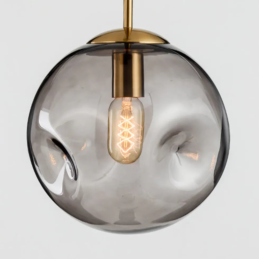 Spherical Bubbles Glass Modern Pendant Light