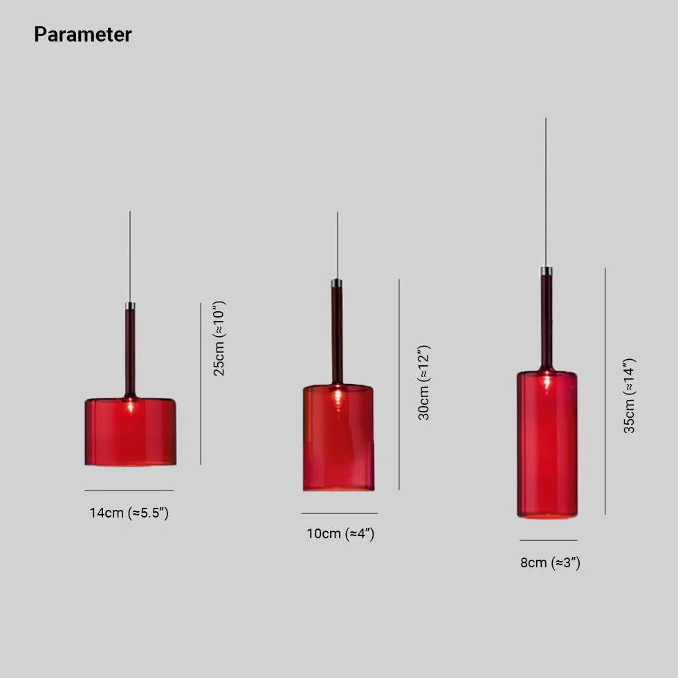 pendelleuchte glas mehrfarbig moderne stilvolle beleuchtung