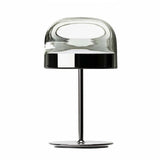 Domed Shade Metallic Gloss Minimalist Table Lamp