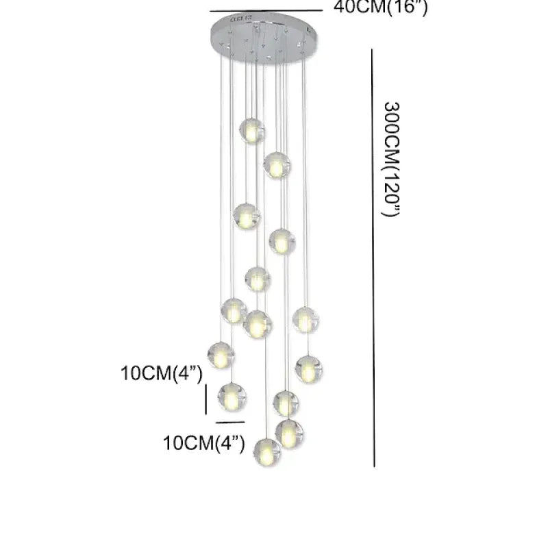 Multi-Licht sphärisch modernes Wohnzimmer-Anhänger Licht