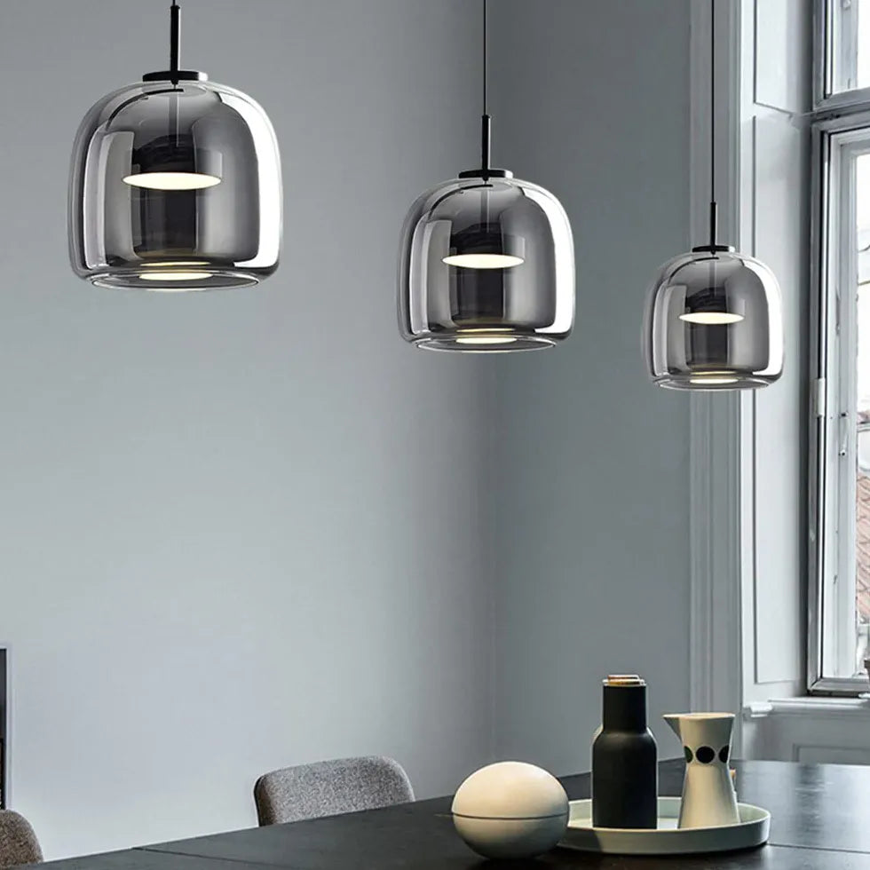 Wohnzimmer Lampe Pendelleuchte Nordisch Einfach Glas Design