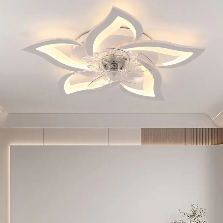 Blütenform LED LED White Fan Light