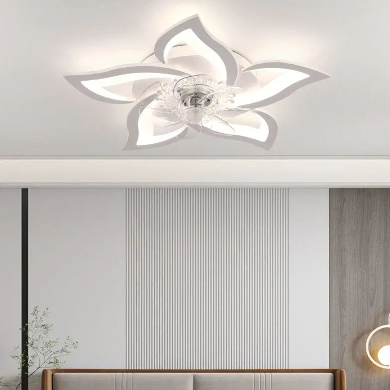 Blütenform LED LED White Fan Light