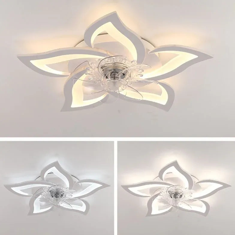 Blütenform LED LED White Fan Light