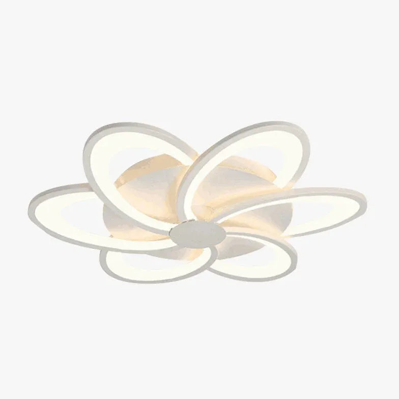 Flower-Shaped Modern White Bedroom Ceiling Light