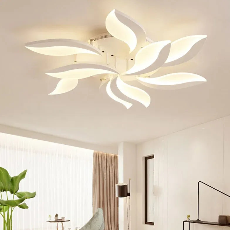 Floral Shape Modern Living Room Pendant Light