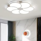 Flower-Shaped White LED Pendant Light