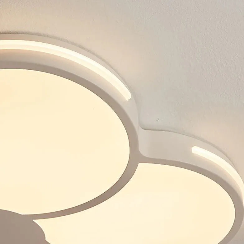 Flower-Shaped White LED Pendant Light