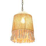 seil pendelleuchte modernes nordisches bambusdesign - Clowas.de