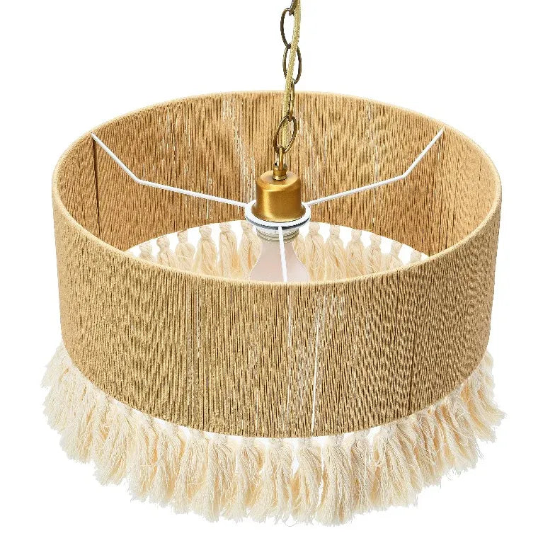 seil pendelleuchte modernes nordisches bambusdesign - Clowas.de
