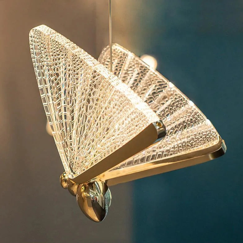 Hängelampe Esstisch Gold Nordisch Simplistisch Schmetterlingsdesign - Clowas.de
