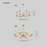Hängelampe für Wohnzimmer aus Vollkupfer und Glas - Clowas.de