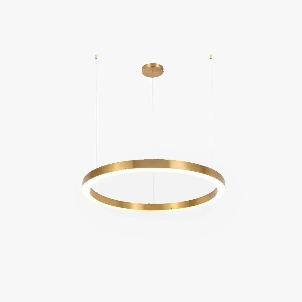 Hängelampe Gold rund modern minimalistischer Stil - Clowas.de