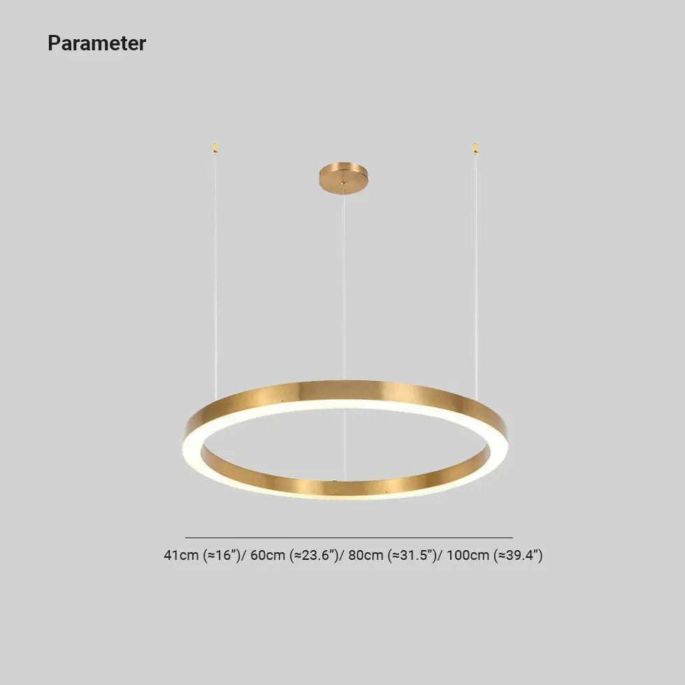 Hängelampe Gold rund modern minimalistischer Stil - Clowas.de
