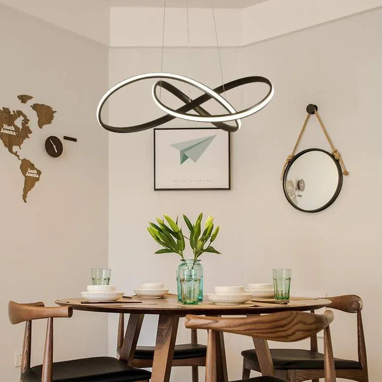 hängelampe led ringe moderne minimalistische Beleuchtung - Clowas.de
