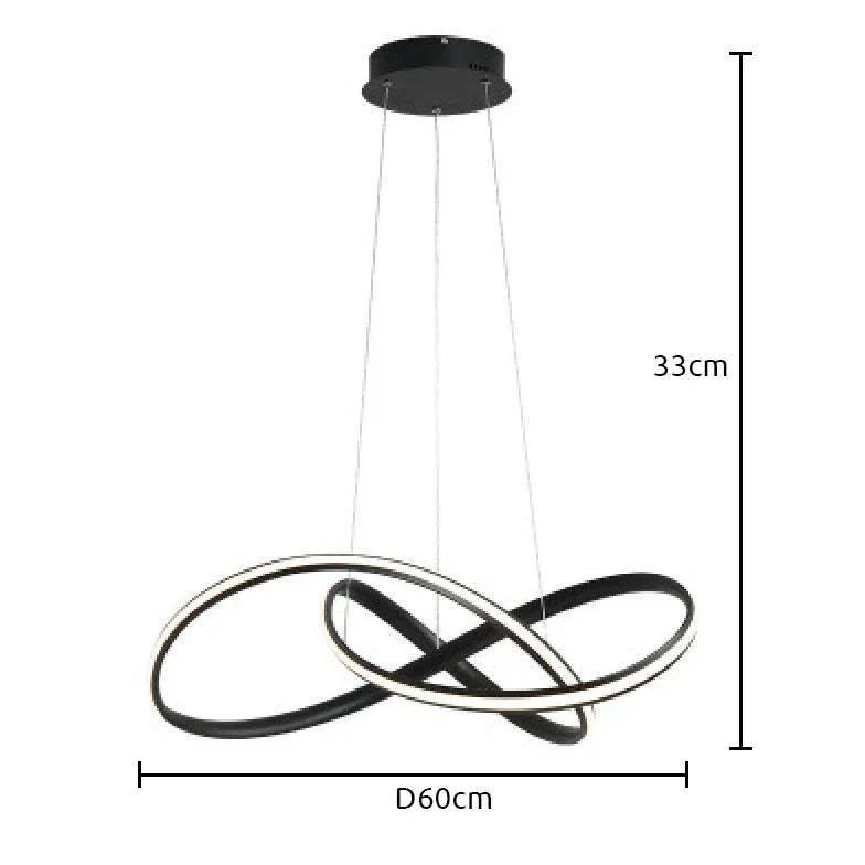 hängelampe led ringe moderne minimalistische Beleuchtung - Clowas.de