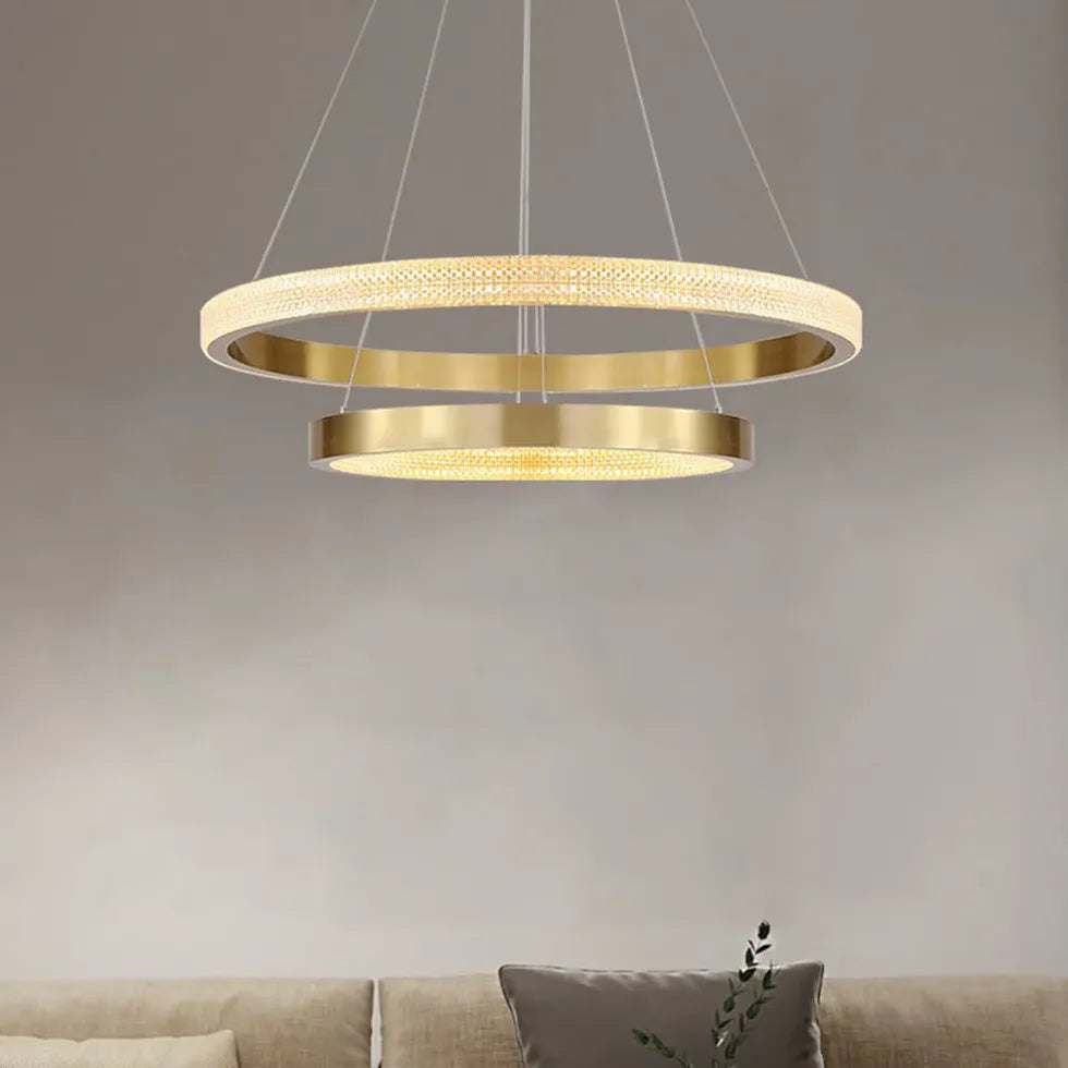 Hängelampe Ring LED moderne nordische Leichtigkeit - Clowas.de