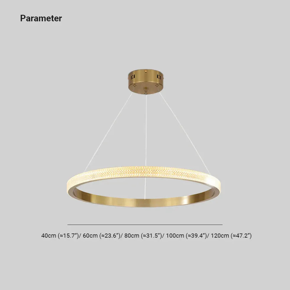 Hängelampe Ring LED moderne nordische Leichtigkeit - Clowas.de