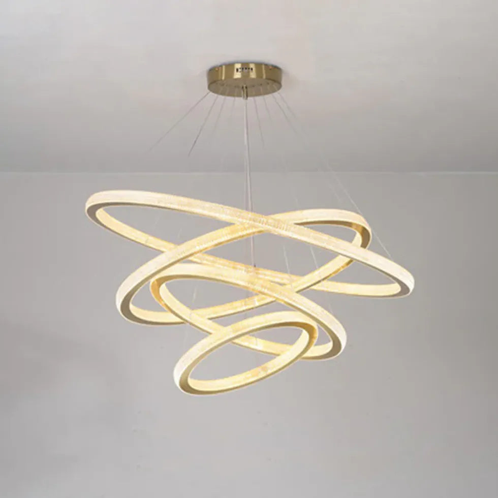 hängelampe rund gold nordic minimalistisch stil - Clowas.de