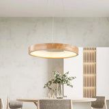 hängelampe rund holz moderne nordische eleganz - Clowas.de
