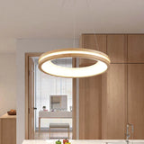 hängelampe rund holz moderne nordische eleganz - Clowas.de