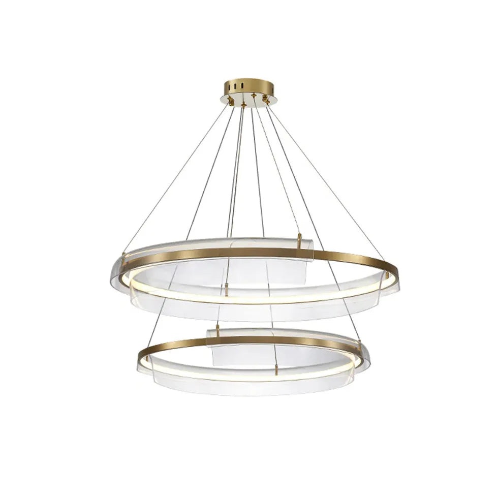 Hängelampe rund LED modern nordisch Acryl - Clowas.de