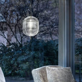 Hängelampe Schlafzimmer Bett Nordisch Silber Glas - Clowas.de
