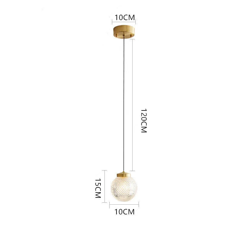 Hängelampe Schlafzimmer Gold modern Glas Kugel - Clowas.de