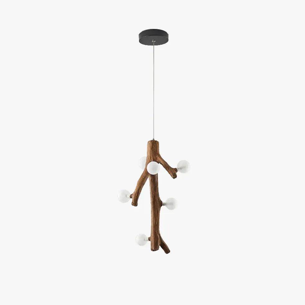 Pendelleuchte LED Holz im modernen Retro Stil - Clowas.de