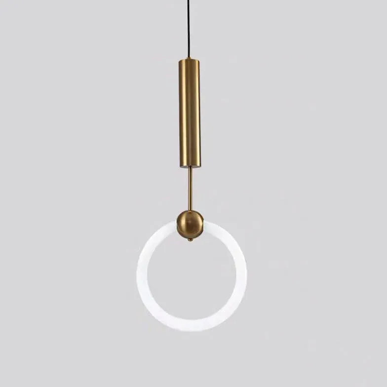 Hängelampe weiß rund modern skandinavisch Design - Clowas.de