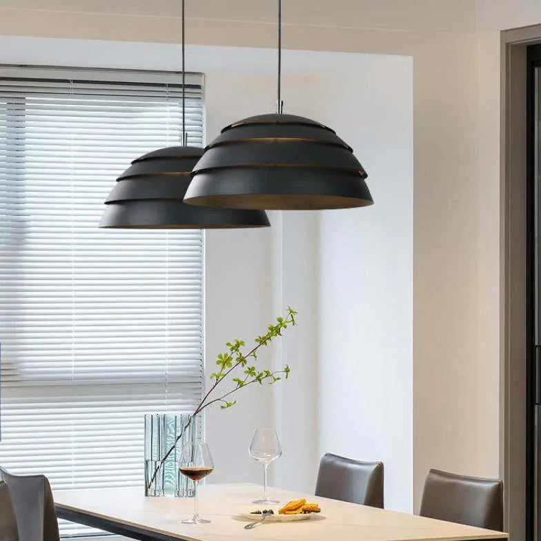 Hängelampe Wohnzimmer dimmbar Nordisch Modern Halbkugel - Clowas.de