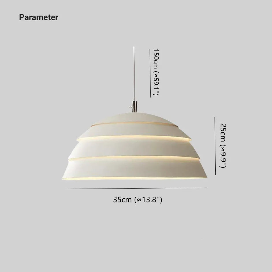Hängelampe Wohnzimmer dimmbar Nordisch Modern Halbkugel - Clowas.de