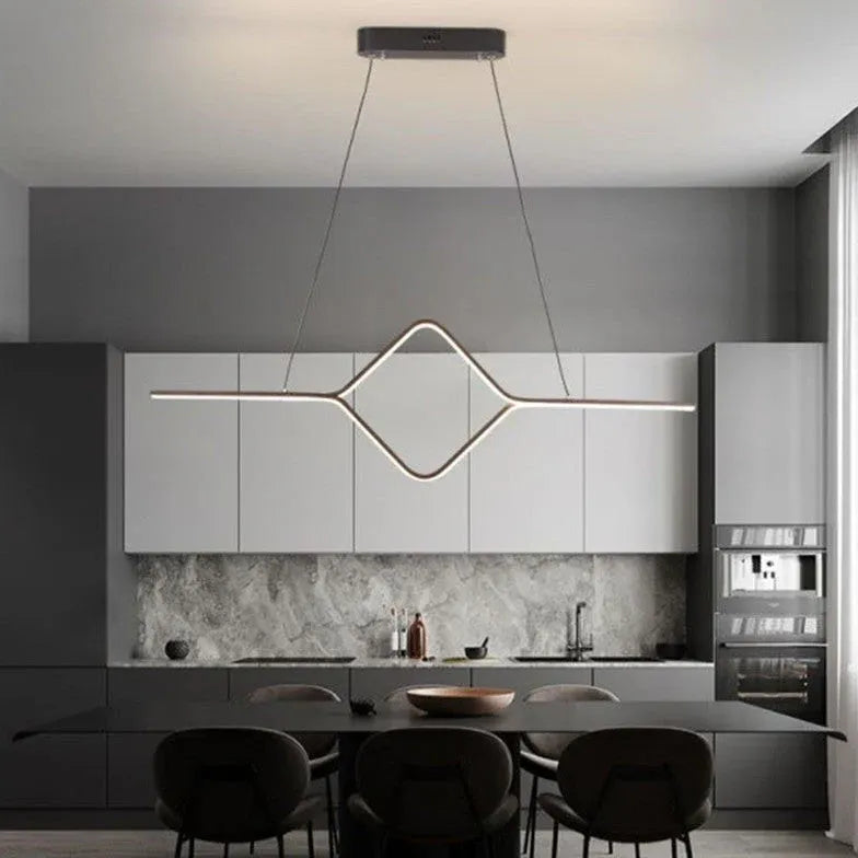 hängelampe wohnzimmer schwarz nordisch modern minimalistisch - Clowas.de