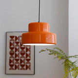 hängelampen für büro moderne minimalistische orange Akzente - Clowas.de