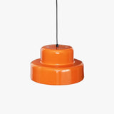 hängelampen für büro moderne minimalistische orange Akzente - Clowas.de