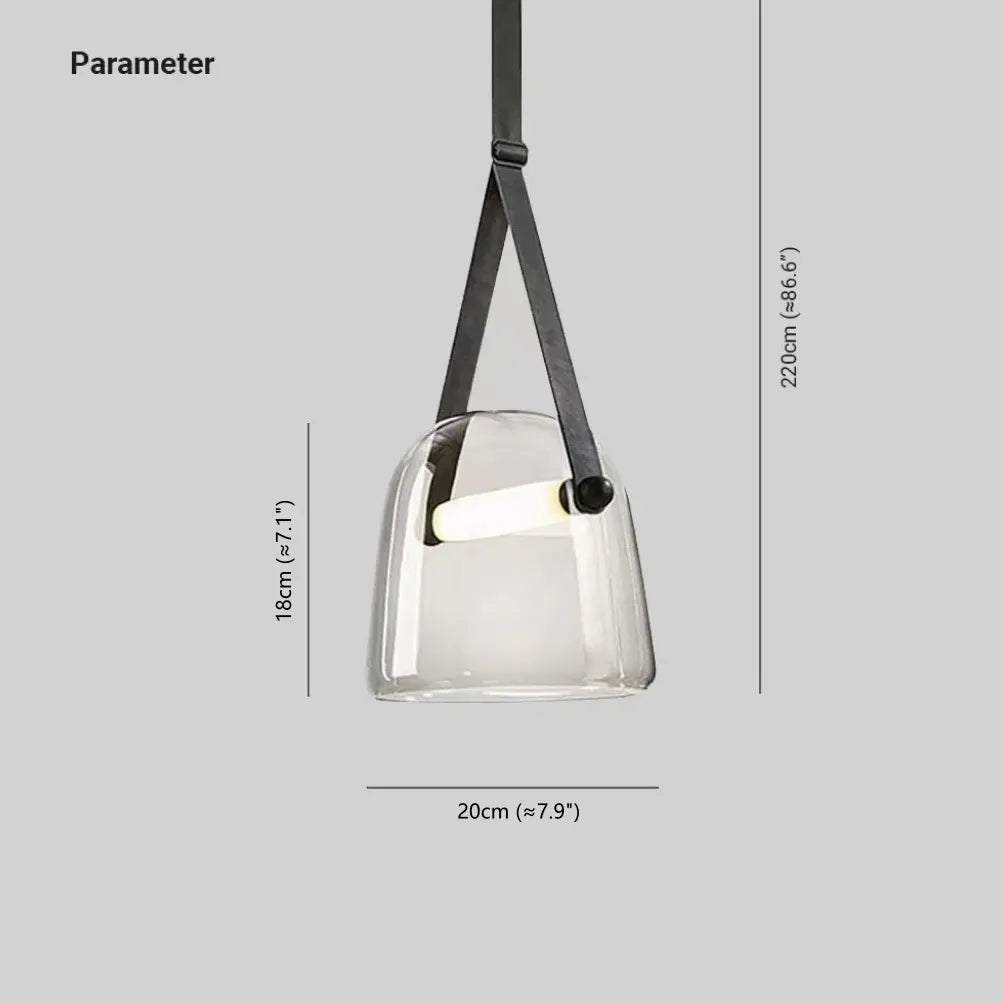 Hängelampen LED modern Glas minimalistisch Design - Clowas.de