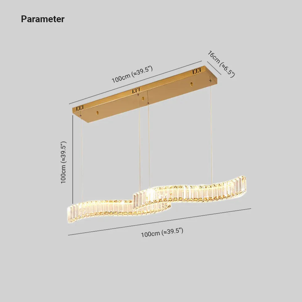 Hängeleuchte Kristalle modernes nordisches Design entdecken - Clowas.de